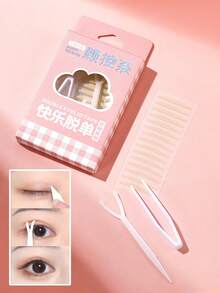 OEIEZ 90片装免胶隐形双眼皮贴，2026新款眼皮贴，适用于单眼皮或内双，防水隐形双眼皮贴，天然纤维蕾丝眼皮提拉贴，打造自然妆容（S+M+L），无需手术即可瞬间提拉眼部，适合不对称或单眼皮，赠品，旅行，平价好物，旅行必备 - 彩色 - 查看 8