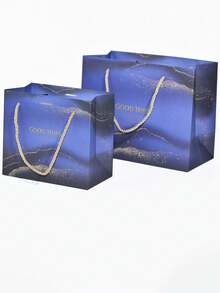 5 أكياس هدايا من الرخام، أكياس هدايا مطبوعة بألوان، أكياس هدايا ذات شريط ذو لونين أنيق، مناسبة لتغليف الهدايا، هدايا العروس في الزفاف، هدايا أعياد الميلاد، تغليف هدايا المناسبات، تغليف هدايا عيد الحب. - متعدد الألوان - مشاهدة 7