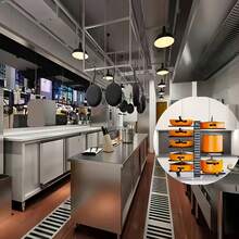 8层可调节锅架 - 重型U型可拆卸锅盖架，厨房橱柜和台面垂直收纳节省空间，黑色，坚固耐用 - 黑色 - 查看 9