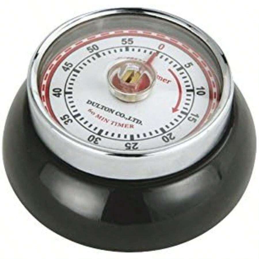 Zassenhaus M072327 Retro Magnetic Kitchen Timer, Red(Negro) - Multicolor - Ver 1