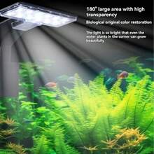 1个水族箱灯，小型景观灯，带USB接口，高亮度，夹式桌面鱼缸灯，植物生长补充灯，夹式灯和环境灯，180°照明角度，适用于大面积照明 - 彩色 - 查看 6