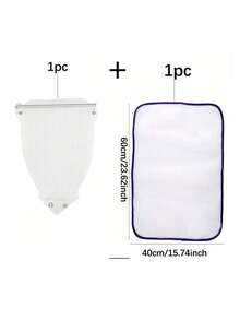 1 pieza/2 piezas Alfombrilla aislante para planchar, Funda protectora para planchar, Alfombrilla protectora para planchar, Antescaldaduras para base de plancha eléctrica - Blanco - Ver 14