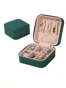 3-Layer Jewelry Storage Box, Leather Gift Jewelry Box With Drawers, Dresser Jewelry Organizer Box, Elegant Display Packaging Storage Box, Portable Jewelry Box, Large Capacity Drawer Jewelry Box, Bathroom Organizer Box, Desktop Drawer Storage Box, Stackable Storage Box, Kids/Baby Hair Accessories Storage Box, Earring, Necklace, Bracelet, Watch Jewelry Display Box, Elegant Display Packaging Storage Device, Gift For Wife, Room Decor - Multicolor - View 16