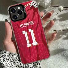 Funda de Teléfono Creativa con Tema de Fútbol que Presenta la Camiseta Número 11, Compatible con los Modelos de de 11 a 17 Pro Max. Esta funda a prueba de golpes y antiarañazos está diseñada para fútbol. - Negro - Ver 4