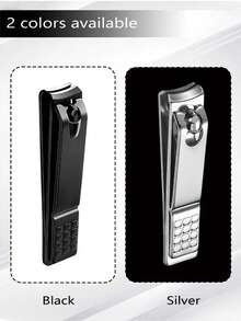 定制款不锈钢时尚高端指甲钳，扁平修剪夹，便捷指甲钳，可定制姓名/文字，情人节惊喜小礼物 - 彩色 - 查看 3