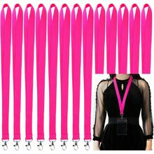 Customizable Lanyard With Badge 100pcs 50pcs 10pcs 1pc Available In Multiple Colors ID Badge Lanyard Neck Strap Keychain With Detachable Clasp Multi-Functional Adjustable Reflective Personalized Gift For Office Travel - Multicolor - View 60