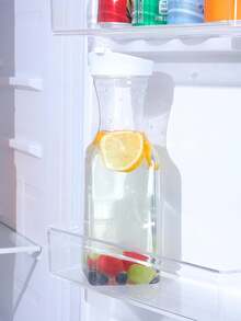 1 Pack 1500ml Capacity Detergent Dispenser Bottle, Cold Water Bottle, Outdoor Juice Bottle, Transparent Plastic Bottle, PET Bottle, Laundry Liquid Bottle, 1500ml Black Sealed Cap Juice Can - Clear - View 9