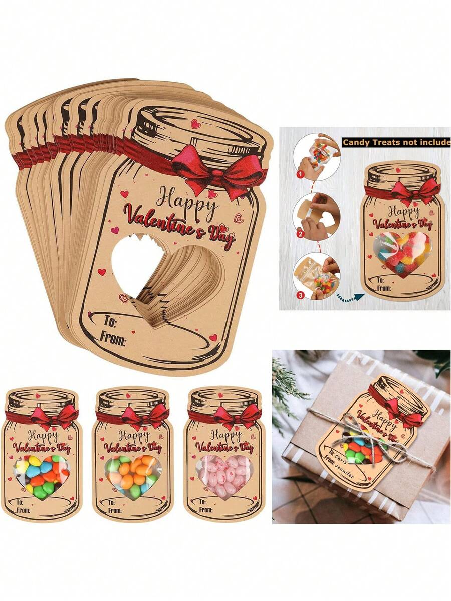 Bulk Floating Greeting Cards, Birthday, Valentine's Day, Gift Packaging Bags, Creative Materials For Children - Multicolor - View 1