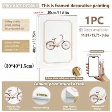 1 Stück Leinwandkunst, neutrale Stil Kinderzimmer Galerie Wanddekoration, sanftes beige Kinderzimmer Dekoration Teddybär Muster Entchen Thema Vintage Reise-Stil Buchstaben Poster - gerahmte Kinderzimmer Wandkunst, Mädchen Kinderzimmer Wanddekoration, Baby Mädchen, Baby Jungen, Mädchen Schlafzimmer Mädchen Kinderzimmer Dekorative Kunst, Baby Produkte Kinderzimmer Poster - Verschiedenfarbig - Übersicht 21