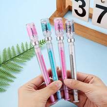 2/6pcs Random Gel Ink Pens With Syringe, Novel Stress Relief Signature Ballpoint Pens, Writing Tools Suitable For Nurses, Doctors, Students - Black - View 5