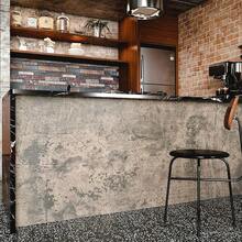 1 Roll Vintage Cement Texture Wallpaper, Self-Adhesive Industrial Style Sticker, Suitable For Bedroom, Living Room, Bathroom, Applicable To Desks, Cabinets, Walls, Removable Vinyl Wallpaper (15.7 In X 393.7/196.8/118.1/39.3 In)