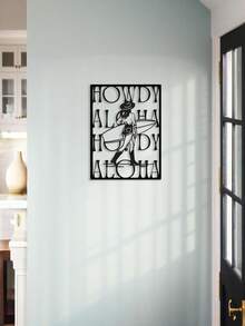 1件装 + 西部复古 + 金属 + 牛仔装饰 + 极简复古 + 牛仔文字 + 吸睛 + 西部休闲 + 适合狂欢节、感恩节、复活节 + 西部主题派对 + 客厅、书房、庭院、咖啡馆 + 四季皆宜 - 彩色 - 查看 1