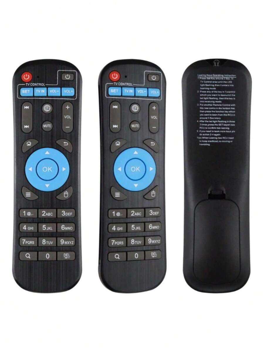DTI Control remoto universal para Android TV Box 2023 Steren - Negro - Ver 1