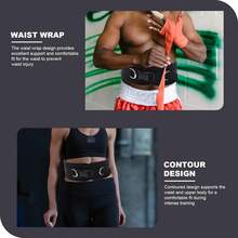 Weighted Pull-Up Fitness Back Muscle Strength Training Equipment, Thick Iron Chain, Waist Support Belt - Black - View 5