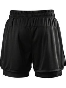 3件套男士运动短裤，双层内衬防走光，户外训练篮球休闲短裤，速干透气夏季款 - 彩色 - 查看 4