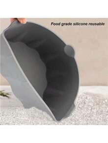 2pcs Reusable Silicone Slow Cooker Liners - Easy To Clean, Waterproof Red/Black Lining, Suitable For Kitchen Use