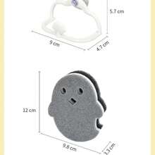 3pcs/Set Multi-Purpose Ghost Cleaning Sponge, Double-Sided 3-Layer Cleaning Sponge For Bathroom, Kitchen - Multicolor - View 8