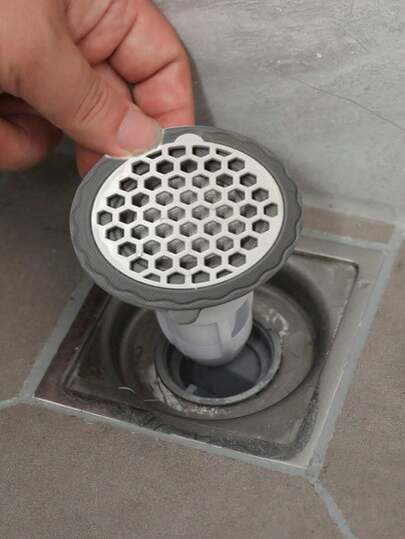 White Drain Deodorizer, Drain Pipe Deodorizing Cover, Anti-Clogging Drain Stopper