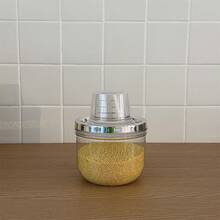 Transparent Sealed Jar With Measuring Cup, Kitchen Storage Container, Airtight Food Canister - Multicolor - View 11