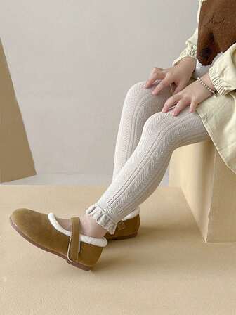 1条婴儿弹力连裤袜，0-8岁，女童秋冬季连裤袜，男女通用