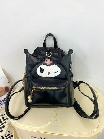 Sanrio Kuromi 女童旅行迷你背包，可爱轻便，适合上学、户外活动和周末旅行