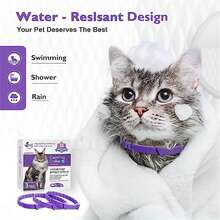 3/4 Pack Calming Cat Collar, Effectively Relieves Anxiety And Stress, Releases Pheromones To Keep Cats Calm And Relaxed, Comfortable, Adjustable Size Suitable For Small, Medium, Large Cats And Kittens - Redwood - View 9