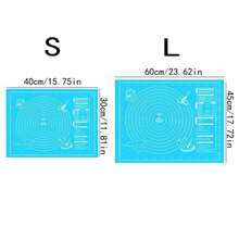 1pc Non-Stick Kneading Mat - Available In Blue/Purple/White/Pink, Easy To Clean, Suitable For Cookies, Dough, Cake Baking, Essential Baking Tool For Chinese Pastries, Great For Christmas, Easter, Thanksgiving And Other Holidays - Multicolor - View 8