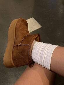 6 Pairs Women's Loose Mid-Calf Socks, Fashion Versatile, Soft & Comfortable For Daily Wear, Moisture-Wicking, Warm For Back To School - Multicolor - View 3