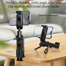 1pc Mantis Foldable Magnetic Desktop & Outdoor Phone Stand, Portable Triangular Phone Holder For Tabletop Photography Compatible With IPhone, Android Phone, Gift For Birthday, Family, Friends, For Summer Bathroom Kitchen Gifts Birthday Phone Accessories Strong Load-Bearing - Multicolor - View 8