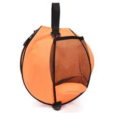 7# Basketball Bag, Portable Basketball Storage Bag Suitable For 6#, 5# Basketballs And Footballs, Handheld Or Backpack - Multicolor - View 4