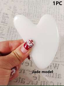 1/5 piezas Tabla de Gua Sha de polirresina para masaje facial, de ojos y corporal, relajación y cuidado de la piel - Multicolor - Ver 20