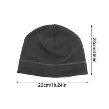 1pc Unisex Windproof Warm Solid Color Fleece Hat With Matching Gloves, Thickened Winter Earflap Hat, Great Gift - A - View 2