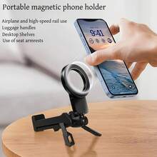1pc Mantis Foldable Magnetic Desktop & Outdoor Phone Stand, Portable Triangular Phone Holder For Tabletop Photography Compatible With IPhone, Android Phone, Gift For Birthday, Family, Friends, For Summer Bathroom Kitchen Gifts Birthday Phone Accessories Strong Load-Bearing - Multicolor - View 7
