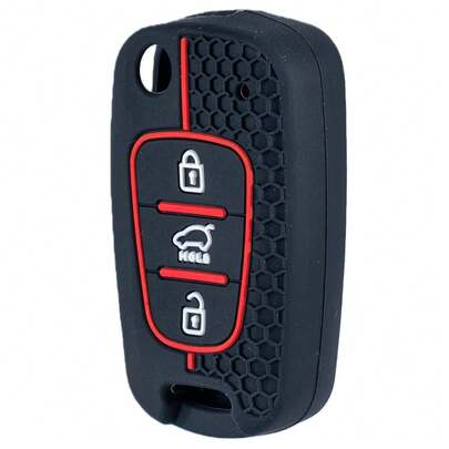 3 boutons Clé de voiture à rabat pour I20 I30 IX35 I35 Accent Elantra Santa Fe Kia Sportage Rio Picanto