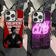 Funda de teléfono Thalapathy V-Vijay India para 17,16,15,14,13,12,11,Pro,Max,Plus, anti-caída, negra mate, parachoques duro - Z3 - Ver 3
