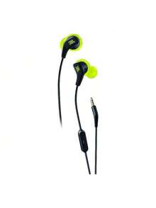 JBL Run3 Earphones Feature A Flexible Ear-Hook Design For A Comfortable Fit, Dynamic Drivers For Immersive Sound, And IPX Water And Sweat Resistance, Making Them Suitable For Sports And Commuting. (Canyon Green Color) - Canyon Green - View 1