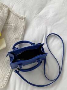 Nueva bolsa de mano mini vintage con diseño de motocicleta británica - Azul - Ver 6