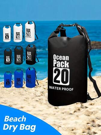 1pc Marine Pack For Sports And Outdoor Hiking, Beach Camping, Fishing, Kayaking. High-Quality Shoulder Bag For These Activities. Foldable And Portable. Available In Various Sizes And Colors. Includes Camping Equipment And Accessories, Beach Essentials, Sport Style Design, And Secure Zippers And Buckles., Pool Float