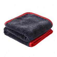 Super Absorbent Microfiber Car Drying Towel, Achieving Ultimate Car Protection, Essential For Vehicle Hygiene, Compact Design, High Water Absorption, Fast Drying Without Marks, Suitable For Cars, Trucks . - Red and Black - View 11