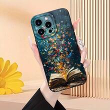 Magic Book And Butterfly - Themed Phone Cases For IPhone 11/12/13/14/15/16/7/8/XR/XS/Plus/Pro/Pro Max Series, Wonderful Gifts For Friends, Family, Girlfriends, Boyfriends,Suitable For IPhone 17 Air - màu đen - Xem 2