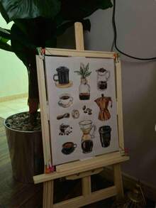 1pc Contemporary Wooden Photo Frame, 30*40cm/11.8*15.7in, 40*60cm/15.7*23.6in, 50*70cm/19.7*27.5in, Thickened Tenon, Lightweight, Wall-Mounted, Rectangular, Single Photo Frame, Suitable For Home Wall Art Decoration A Set Of Canvas, Wooden Frame, Pine Wood, Wooden Picture Frame, DIY Oil Painting Cloth, Wall Art Painting, Diamond Painting, Thickened Wooden Frame Strips, Meticulous Silk Frame Practice, Wooden Inner Frame - Log - View 11