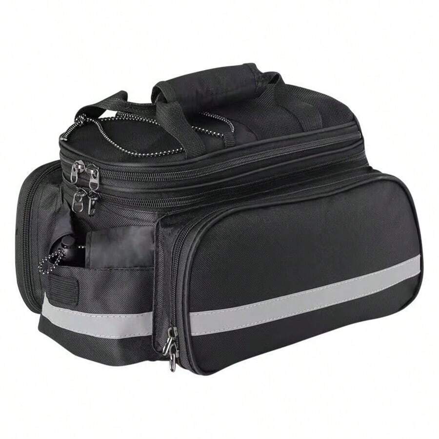 Large Capacity Waterproof Bicycle Rear Rack Bag, Suitable For Mountain Bike Long-Distance Riding, Luggage Carrier Pannier