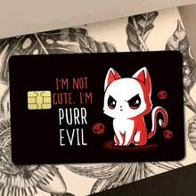 Exquisite Pattern Credit Card Stickers, Debit Card Skins, Bank Card Funny Skins, Holiday Small Gifts, Durable PVC Material, Matte Texture Comfortable Feel, Suitable For Small Chip Cards - Multicolor - View 3