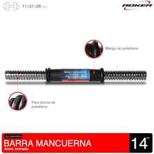 Roker BAC-0014 Barra de Acero, Cromo, 14 Pulgadas, con Collarin Tuerca(default) - Multicolor - Ver 3