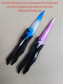 Valorant Singularity 遊戲周邊武器模型，可折疊 ABS 塑膠射出成型蝴蝶刀，紓壓指尖運動玩具，Cosplay 與短影片表演道具，生日與聖誕理想驚喜禮物 - 彩色 - 查看 12