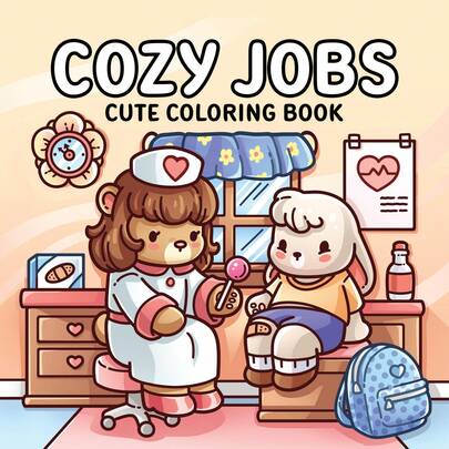 1pc Cozy Jobs Coco Coloring Book For Adults And Kids, Bold And Easy, Simple And Big Designs For Relaxat Colouring Books[ Hand Drawn Must-Have ]Colouring Book Drawing Coloring Books With Zero Foundation Copying, Stress Relieving Graffiti, Coloring Book For Adults And Teenagers, Bold, Simple, Simple And Large Relaxing Design