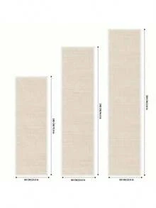 1 件暖灰棕色简约风格厨房地垫，欧式走廊装饰地毯，柔软可水洗纯色长地毯，适用于客厅、卧室、书房或阳台，也适用于厨房、室内入口和浴室。 - 彩色 - 查看 4