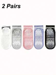 Mallas de entrenamiento antideslizantes | Paquete de 2/3/5, estilo de yoga/ballet para mujeres - Multicolor - Ver 12