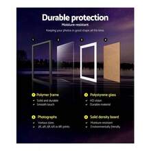 Photo Frame, Set Of 30 Art Photos Picture Display Frames Sets Gallery Wall Hanging Collage Decor Home Living Room Bedroom, Rectangle Glass Photograph Black - Black - View 4