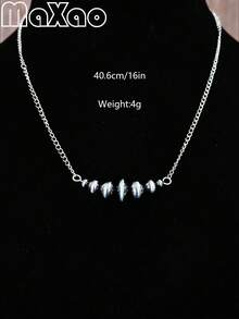 Women's Retro European & American Bohemian Style Faux Pearl Necklace, Suitable For Daily Wear, Will Receive Compliments From Friends, Minimalist & Fashionable - Necklace - View 5